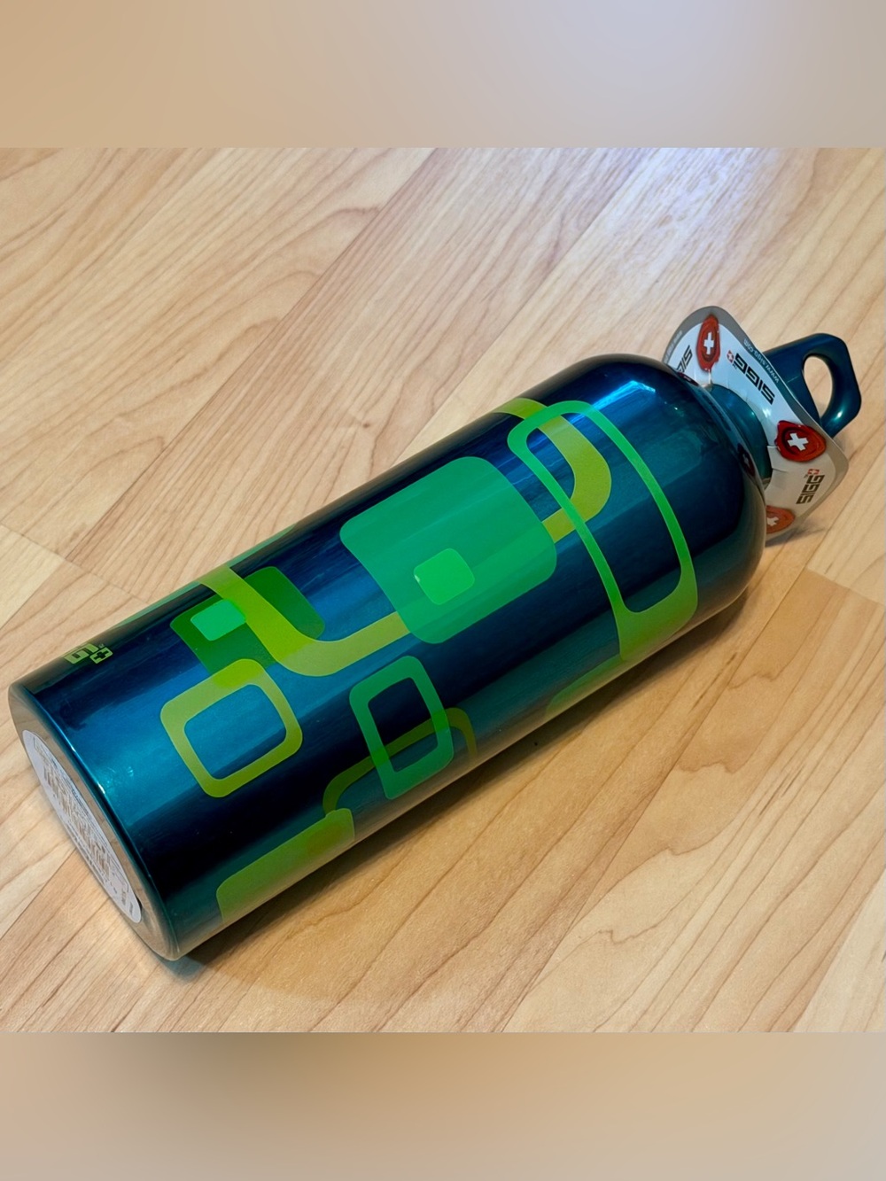 SIGG Switzerland Frames Green 1.0 Liter Water Bottle BRAND NEW NWT